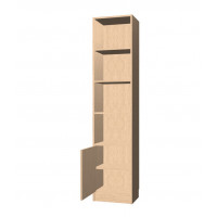 Bookshelf with 1 door bottom cupboard